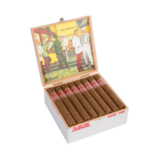 Aladino Cameroon Super Toro Box of 24 Cigars