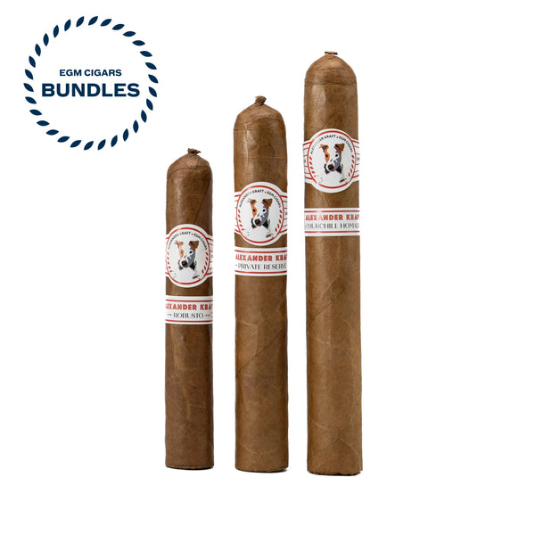 Alexander Kraft x EGM Cigars bundle of three cigars