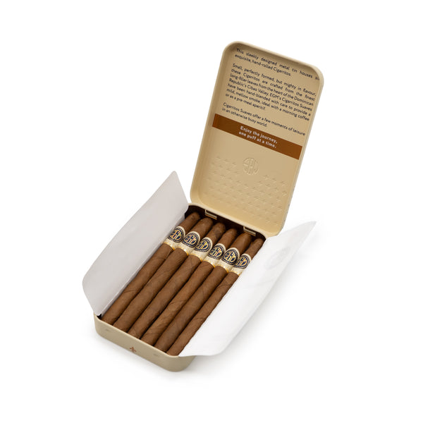 EGM Cigarritos Suaves tin and cigars